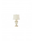 Traditional beige table lamp