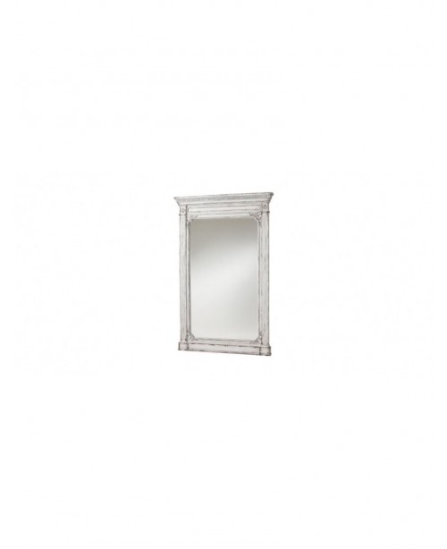 Silver vintage French style floor mirror