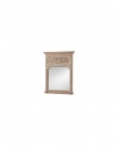 French aged oak wall mirror